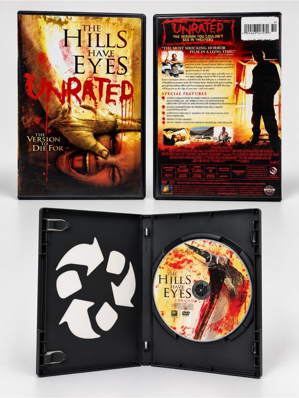 The Hills Have Eyes Unrated DVD 2006 Horror Wes Craven Alexandre Aja